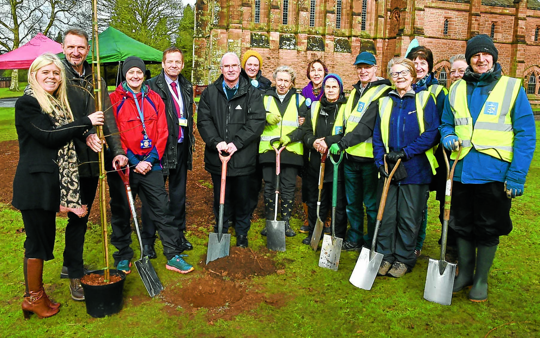 Covid memorial forest launched at Crichton