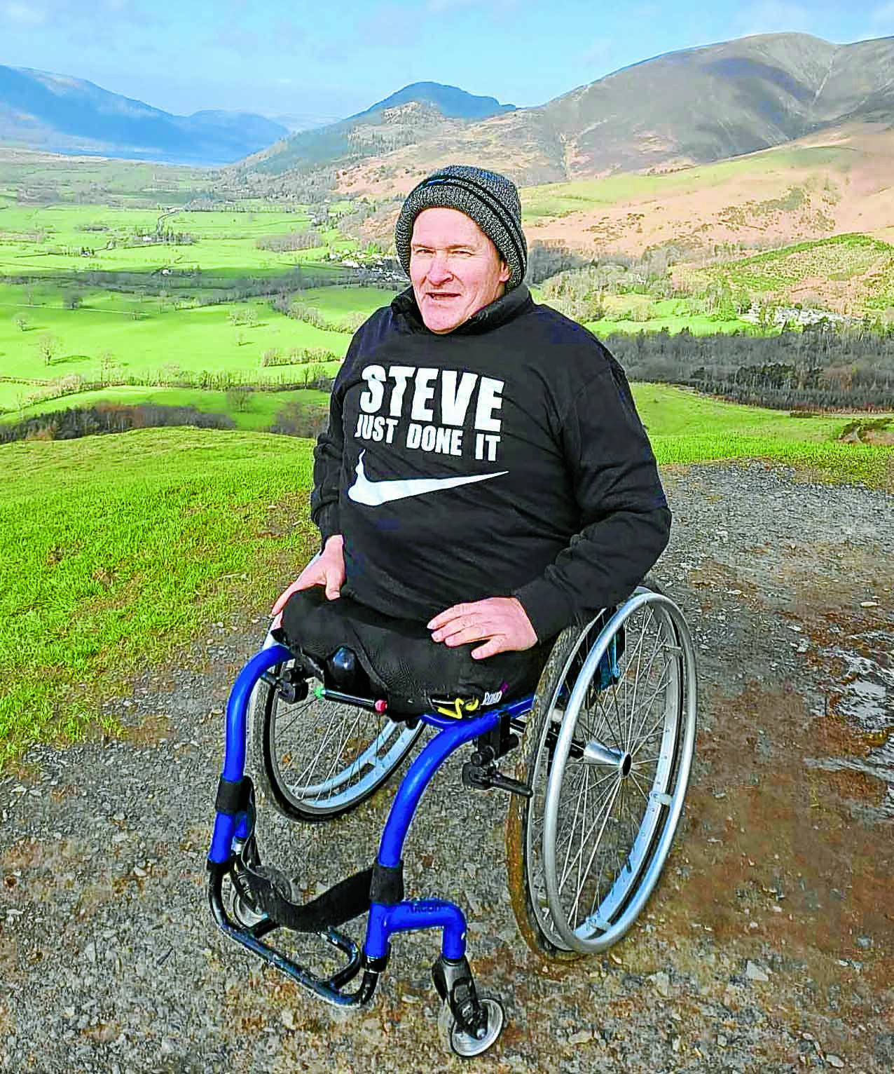 Steve delighted with fell fundraiser