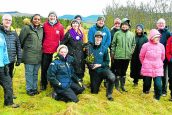 Digging in for Moffat’s covid forest memorial