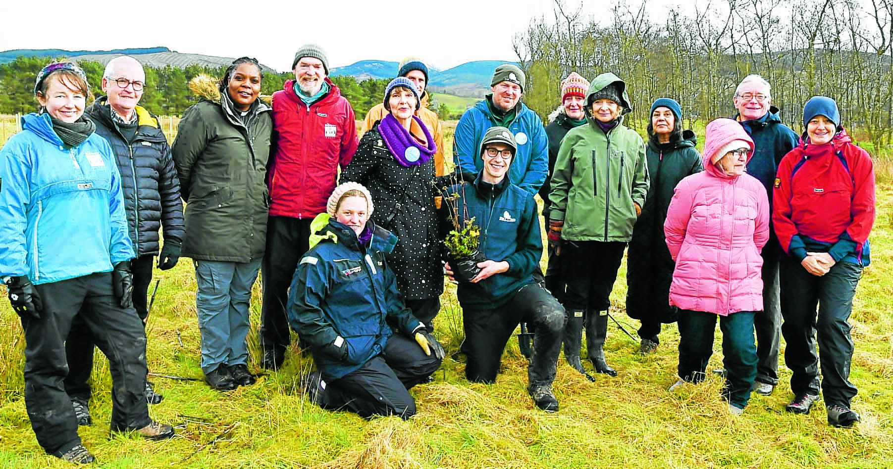 Digging in for Moffat’s covid forest memorial