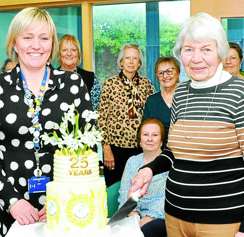 Birthday celebrations for drop-in centre