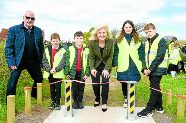 Beach path officially opened