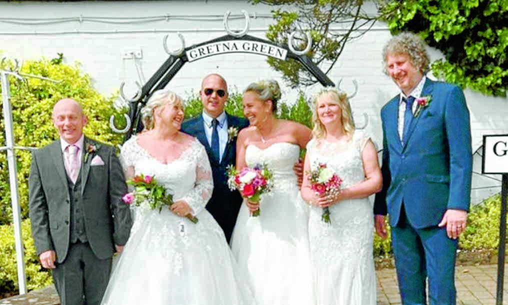 Triple wedding