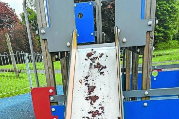 Park works on track but vandalism concerns