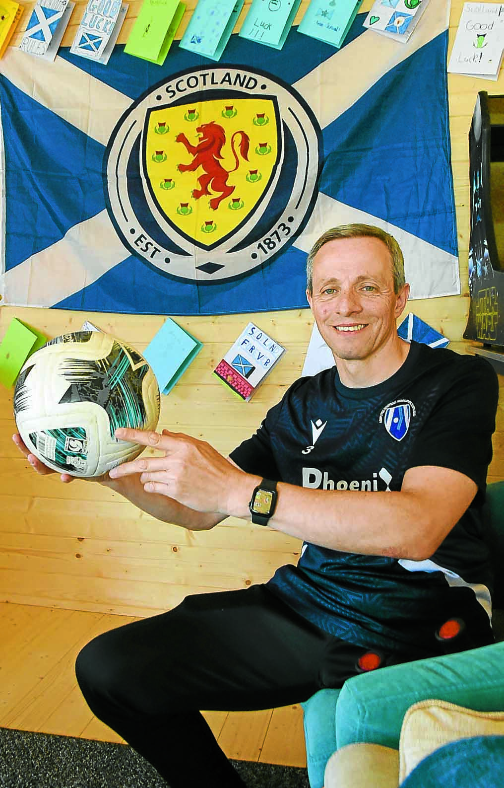 Amputee Brian on the ball for shot at Euros