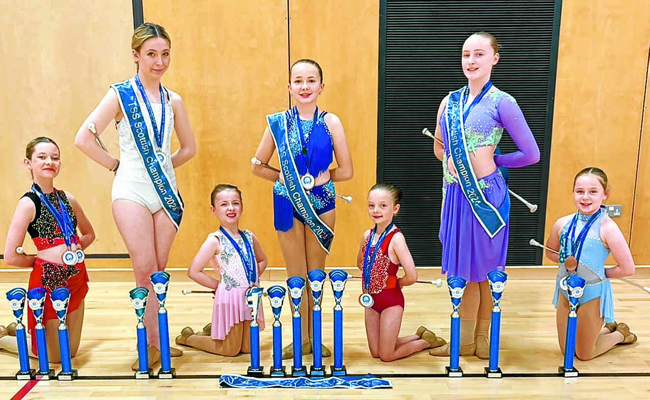 Twirlers triumph at Scottish contest