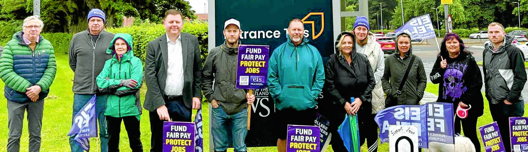 MSP urges college to drop pay docking threat