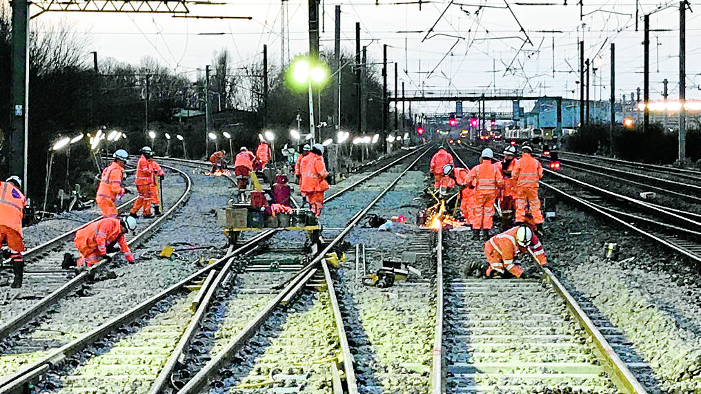 Nine weekends of no trains