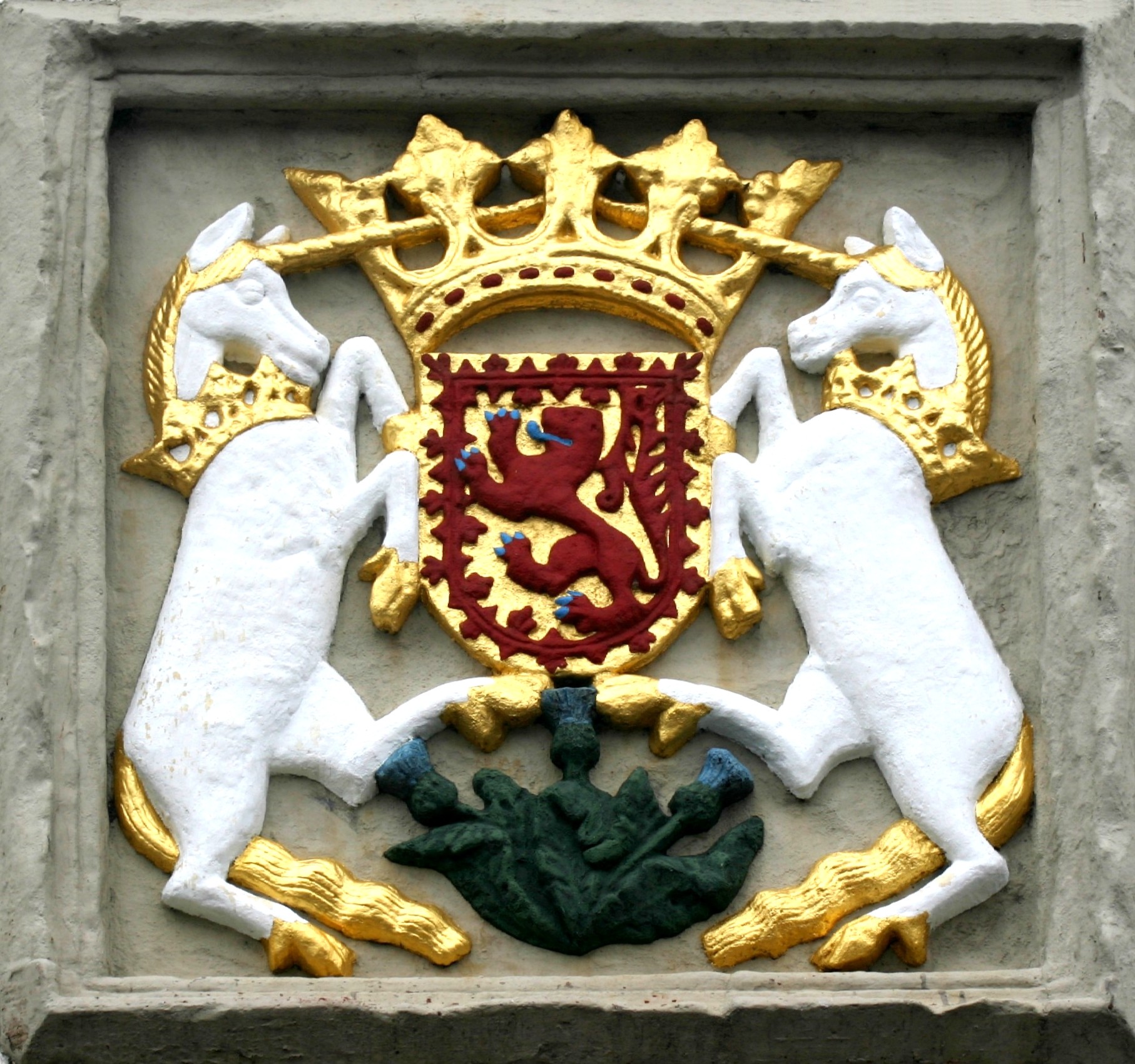Where to see heraldic features in the region