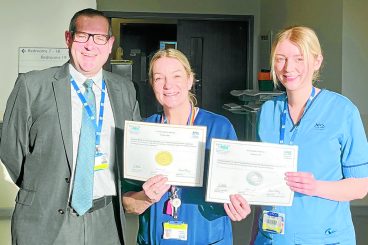 Hospital ward rewarded for outstanding care