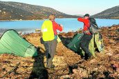 Wild campsites devastated by inferno