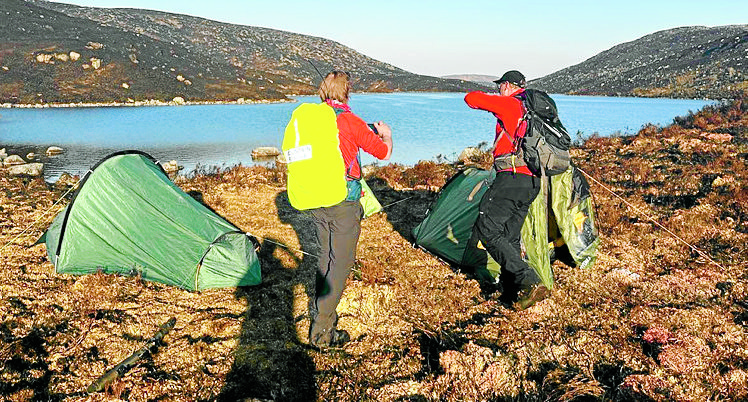 Wild campsites devastated by inferno