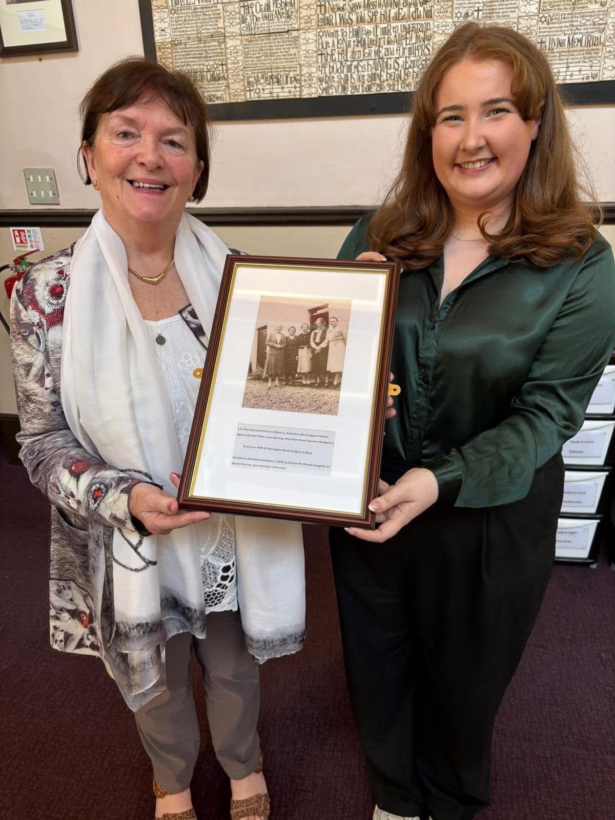 School hosts Jane's relative