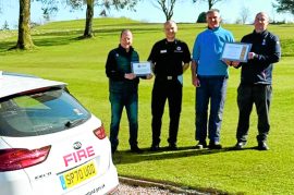 Club praised for supporting fire service for 40 years