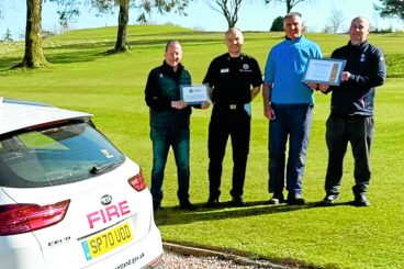 Club praised for supporting fire service for 40 years