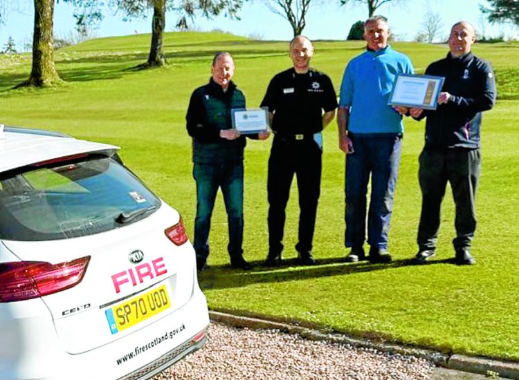 Club praised for supporting fire service for 40 years