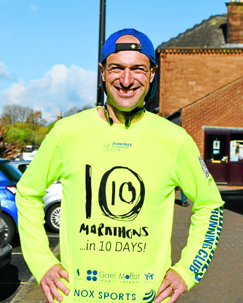 Ten in ten for runner Adam