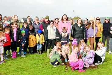 Tree planting project takes root