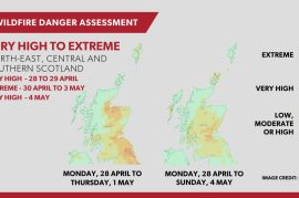 'Very high' wildfire risk for region