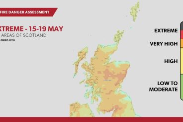 Extreme wildfire warning