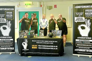 Site welcomes charity visit