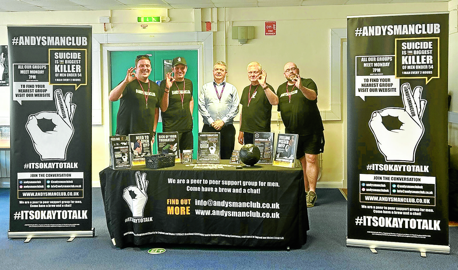 Site welcomes charity visit