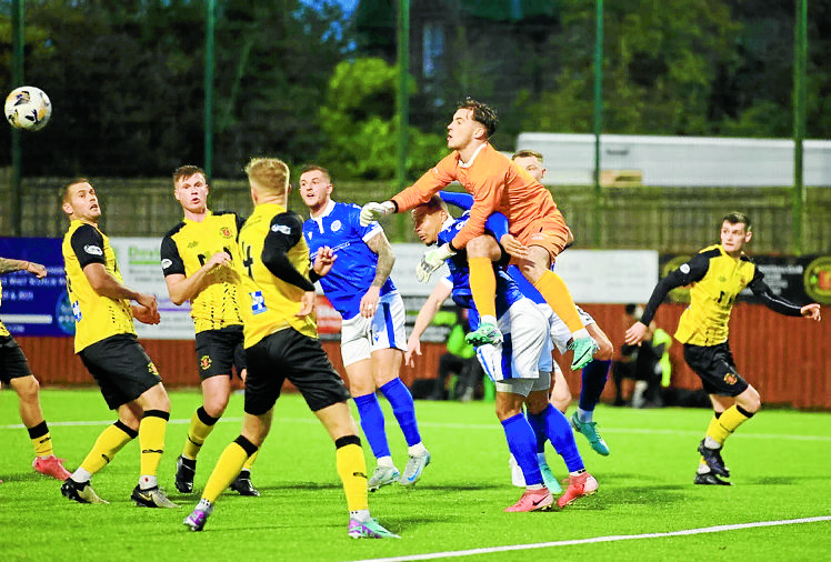 Goalkeeper sweeps up at awards night
